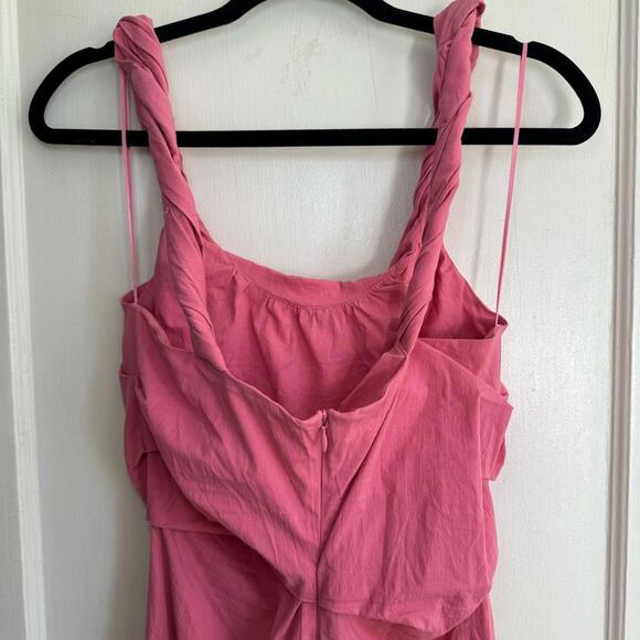 Zara Twisted Strappy Ruched Midi Dress 3269/371 - Picture 9 of 11